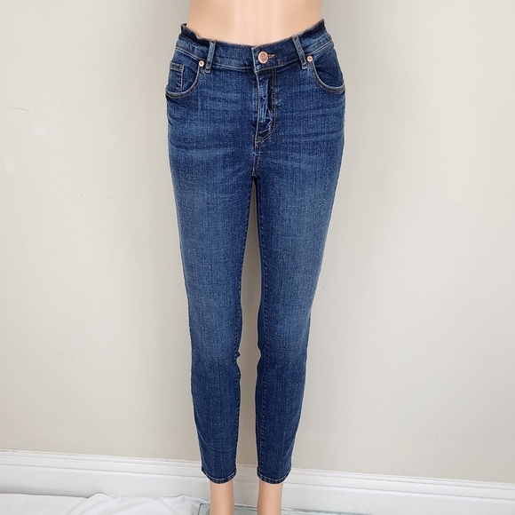 Loft Modern Skinny Ankle Jeans Pants - Picture 3 of 11